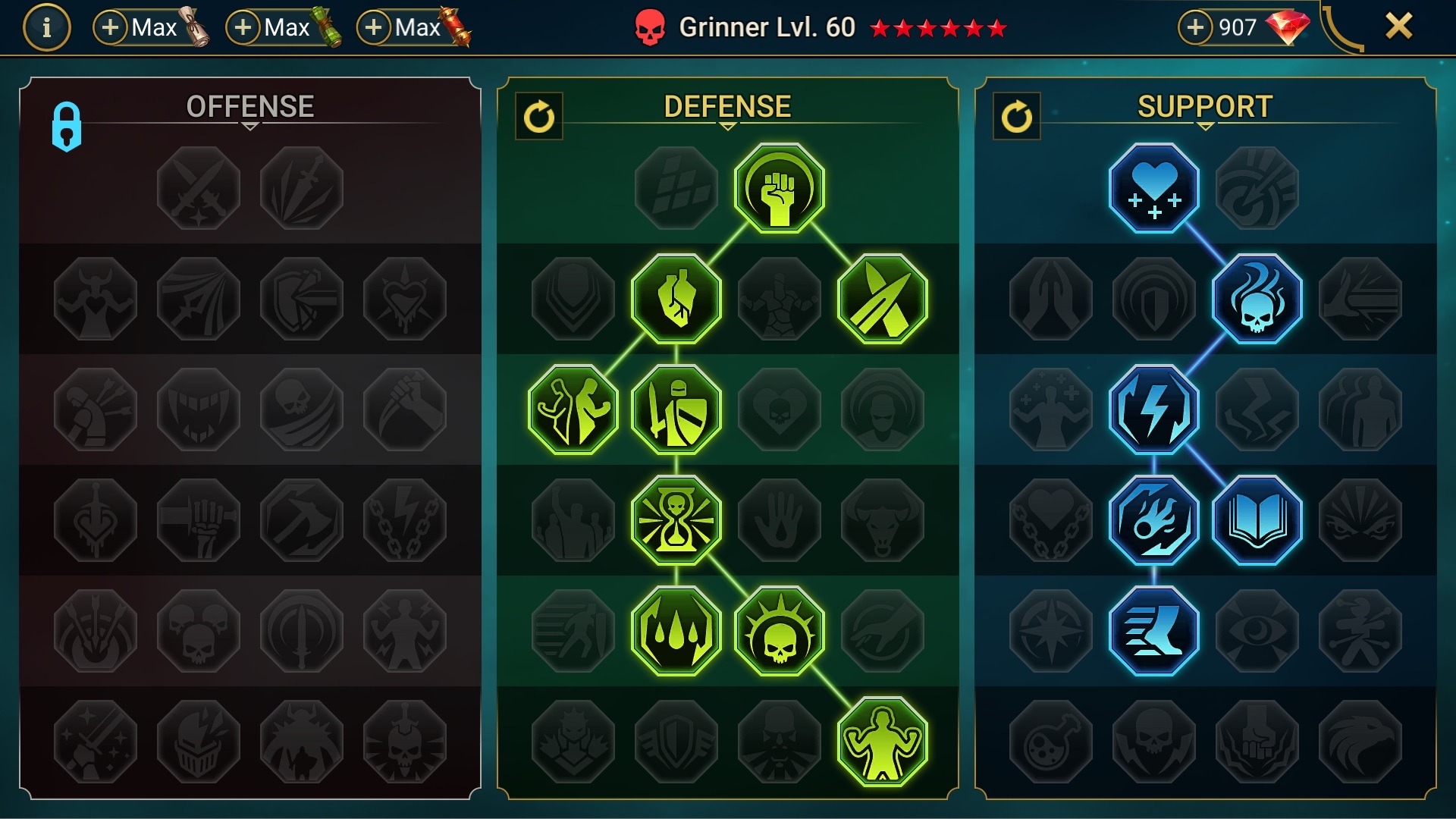 RAID: Shadow Legends - Grinner’s skills