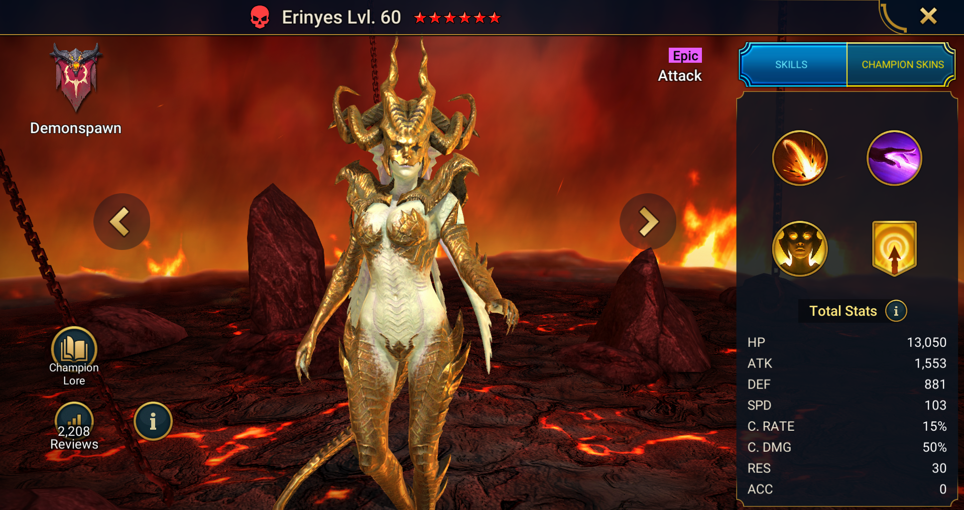 Erinyes, RAID: Shadow Legends champion