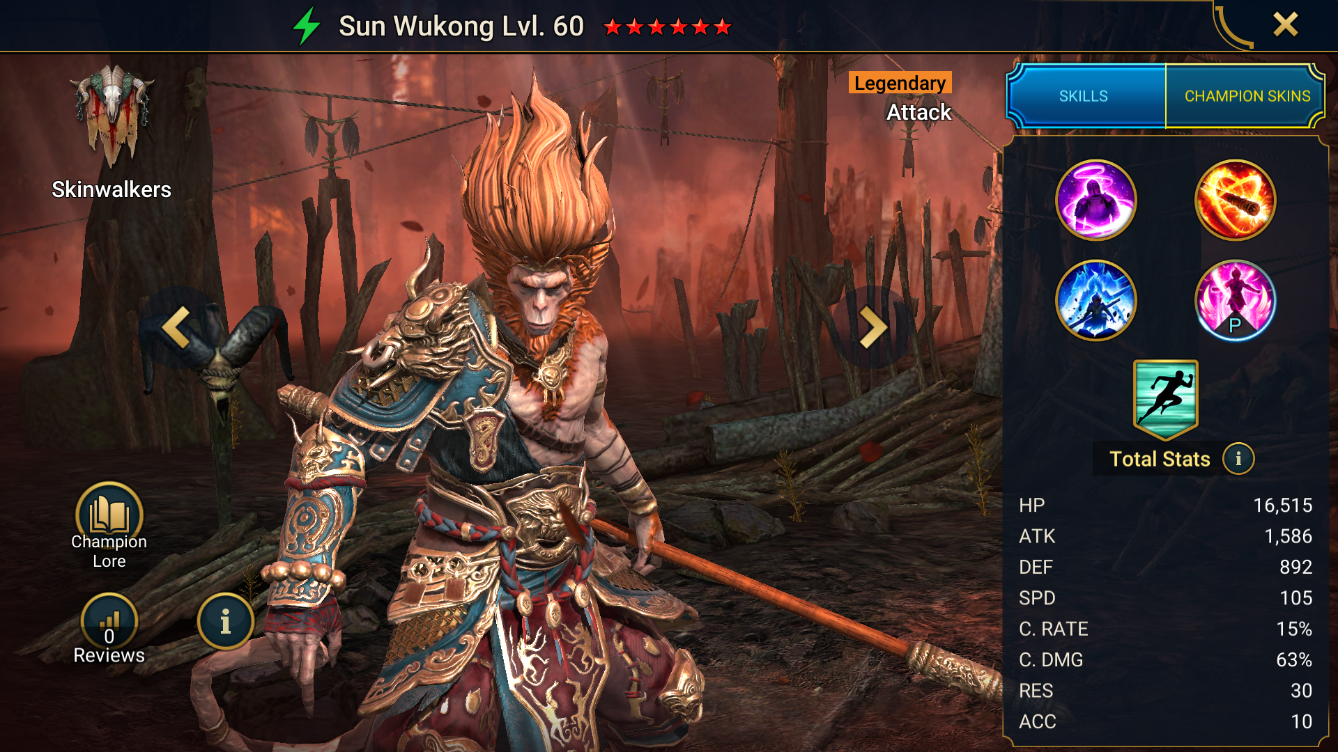 Sun Wukong, RAID: Shadow Legends champion