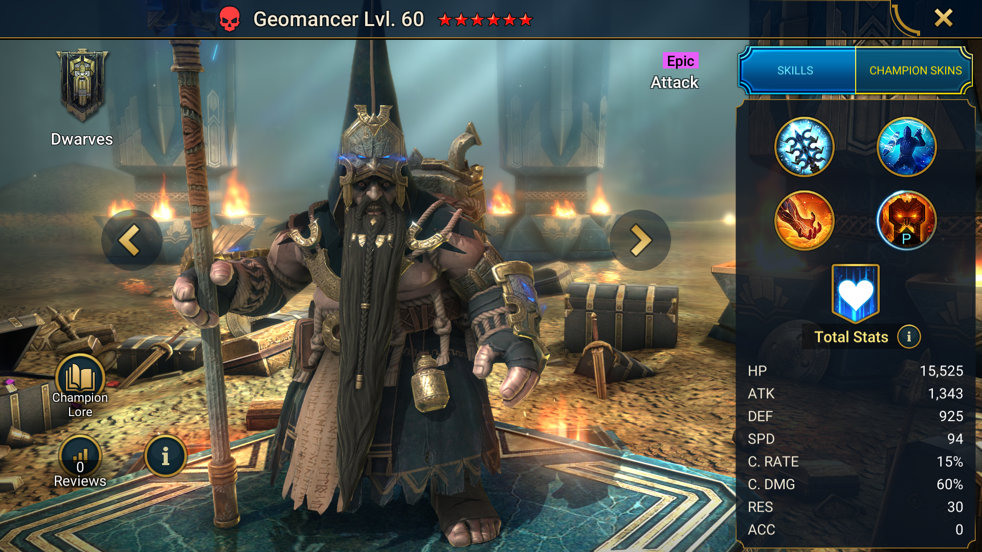 Geomancer, RAID: Shadow Legends champion