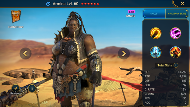 Armina, RAID: Shadow Legends champion