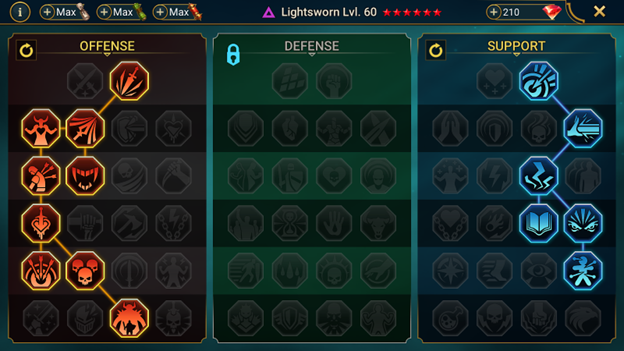 Lightsworn Champion Characteristics in RAID